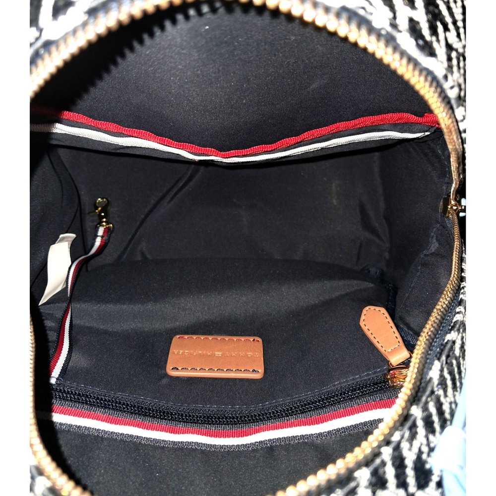 Tommy Hilfiger Classic Monogram with Pop of Color, Backpack, Black and White - Picture 6 of 6